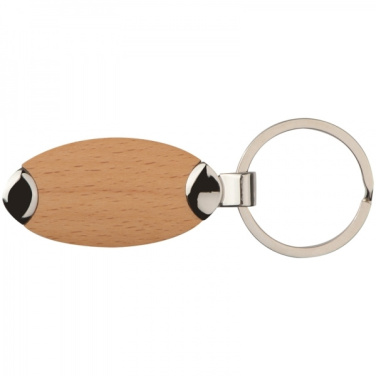 Logotrade promotional product image of: Wooden keyring BALTRUM