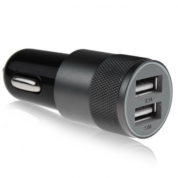 Logo trade promotional items picture of: Metal car charger