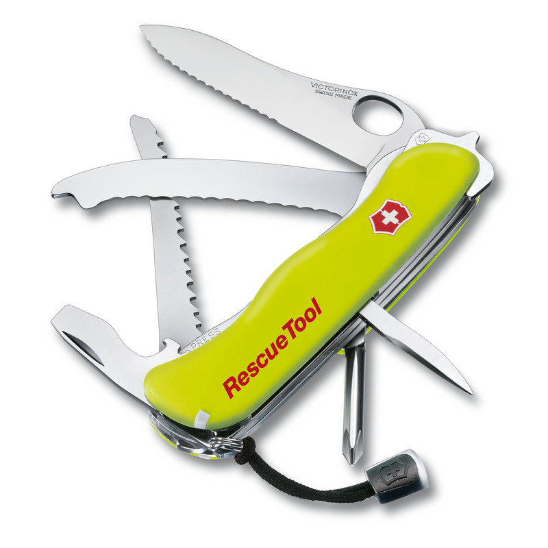 Logo trade promotional merchandise image of: Victorinox Rescue Tool One Hand