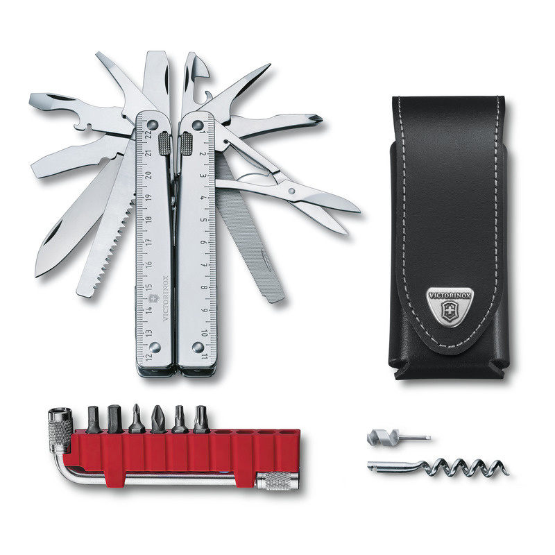 Logo trade promotional gifts picture of: SwissTool Plus - 41 tools Victorinox