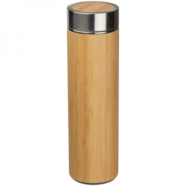 Logo trade promotional giveaways image of: Stainless steel bottle VALDEMORO 550 ml