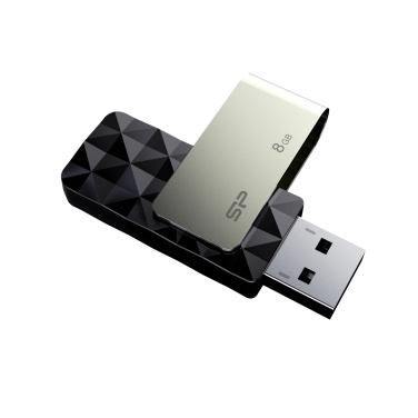 Logo trade promotional merchandise picture of: Pendrive Silicon Power Blaze B30 3.1