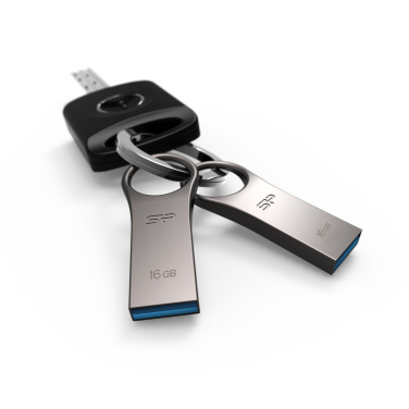 Logo trade corporate gifts image of: Pendrive 3.0 Silicon Power JEWEL J80 TITANIUM 16GB