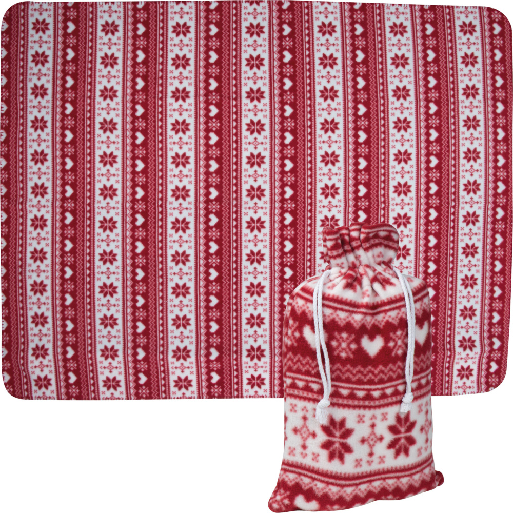 Logotrade promotional merchandise photo of: Christmassy blanket DEBRECEN