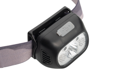 Logo trade promotional products image of: Head lamp HERLEN Schwarzwolf