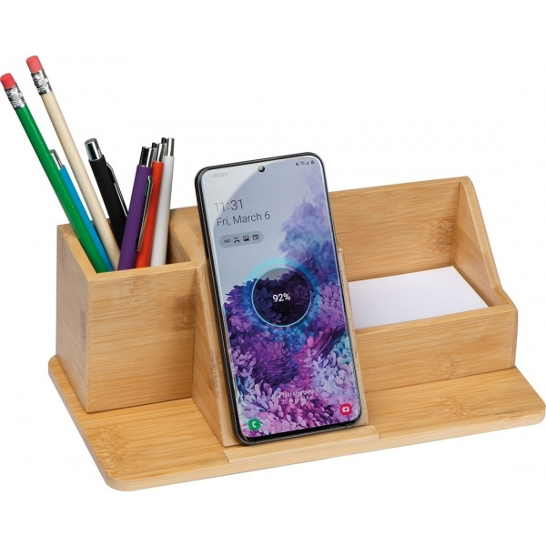 Logo trade promotional merchandise photo of: Desk organizer LUBLIN