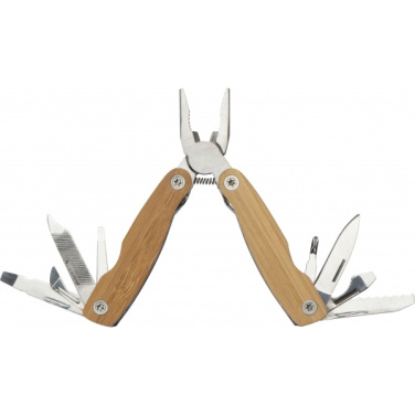 Logotrade promotional gift image of: Multifunction tool bamboo LEEDS