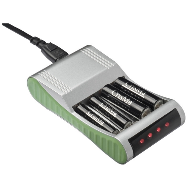 Logo trade promotional gifts image of: Battery charger THUNDER BAY