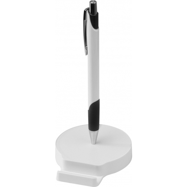 Logo trade promotional product photo of: Mobile phone holder with metal ballpen REGINA