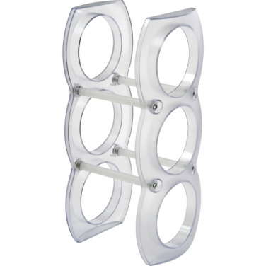 Logotrade promotional item image of: Plastic wine rack MONTEGO BAY