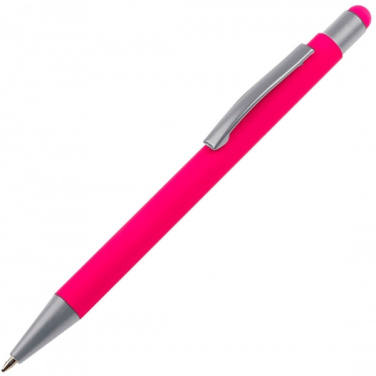 Logotrade corporate gift image of: Metal ballpen touch pen soft touch SALT LAKE CITY