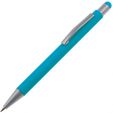 Logo trade business gifts image of: Metal ballpen touch pen soft touch SALT LAKE CITY