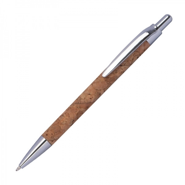 Logo trade promotional gifts image of: Cork pen KINGSWOOD