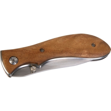 Logo trade business gift photo of: Pocket knife JUNGLE Schwarzwolf