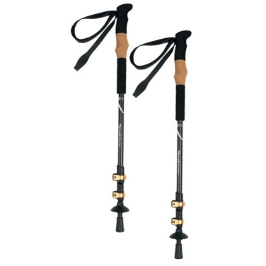 Logotrade corporate gift image of: Trekking poles DENALI Schwarzwolf