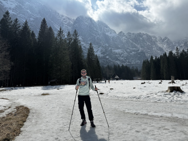 Logotrade promotional gifts photo of: Trekking poles DENALI Schwarzwolf