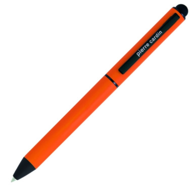 Logotrade promotional merchandise photo of: Metal ballpoint pen, touch pen, soft touch CELEBRATION Pierre Cardin