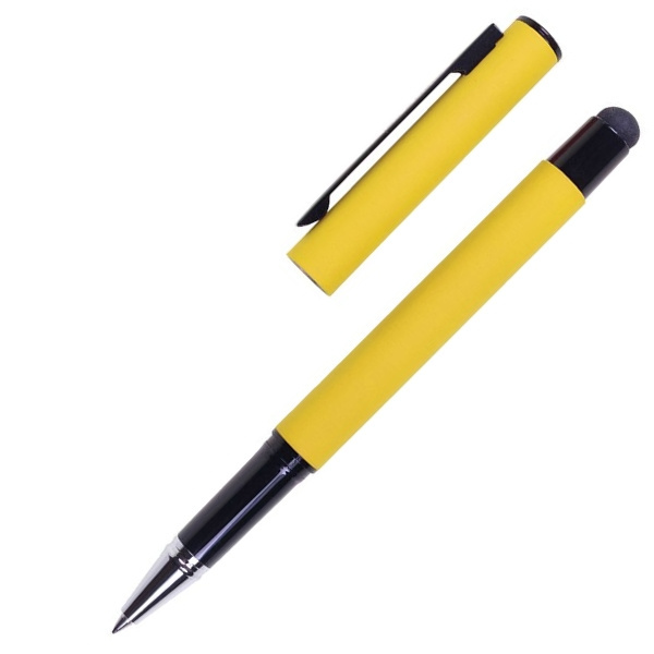 Logotrade promotional giveaways photo of: Roller touch pen, soft touch CELEBRATION Pierre Cardin