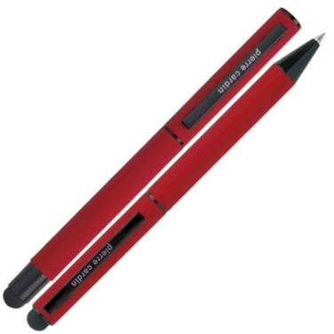 Logotrade promotional gift picture of: Writing set touch pen, soft touch CELEBRATION Pierre Cardin