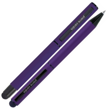 Logo trade business gift photo of: Writing set touch pen, soft touch CELEBRATION Pierre Cardin