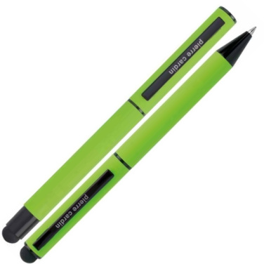 Logo trade promotional gift photo of: Writing set touch pen, soft touch CELEBRATION Pierre Cardin