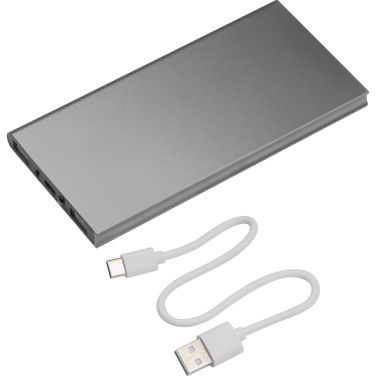 Logo trade promotional merchandise photo of: Power bank 8 000 mAh WOLFSBERG