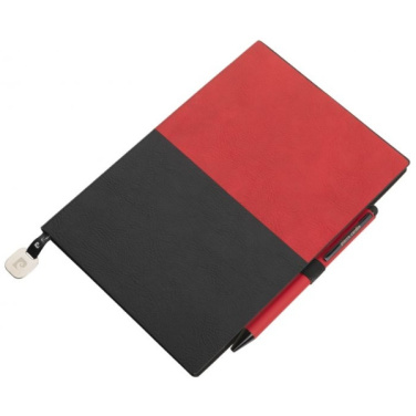 Logo trade promotional merchandise image of: Notepad A5 & ballpoint pen REPORTER Pierre Cardin