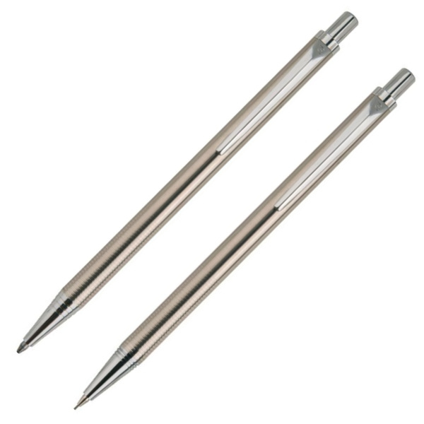 Logo trade promotional items image of: Writing set ballpoint pen & pencil AMOUR Pierre Cardin