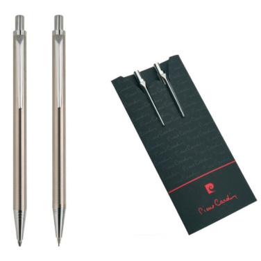 Logo trade promotional item photo of: Writing set ballpoint pen & pencil AMOUR Pierre Cardin