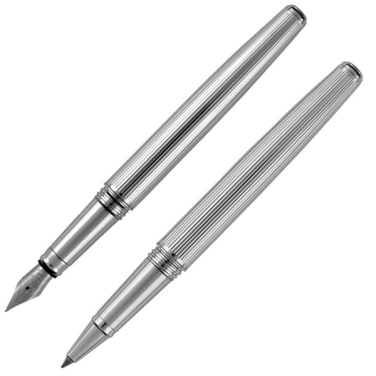 Logotrade advertising product image of: Writing set fountain pen & roller CHRISTOPHE Pierre Cardin