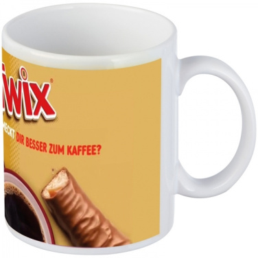 Logo trade promotional merchandise photo of: Classic coffee mug for allover print VIESTE 300 ml