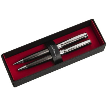 Logotrade business gift image of: Metal set of ballpoint pen and roller ROI