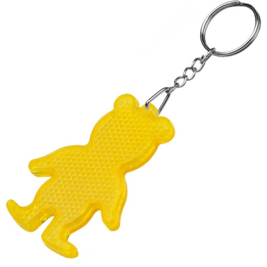 Logo trade promotional giveaways picture of: Reflective keyring BEAR