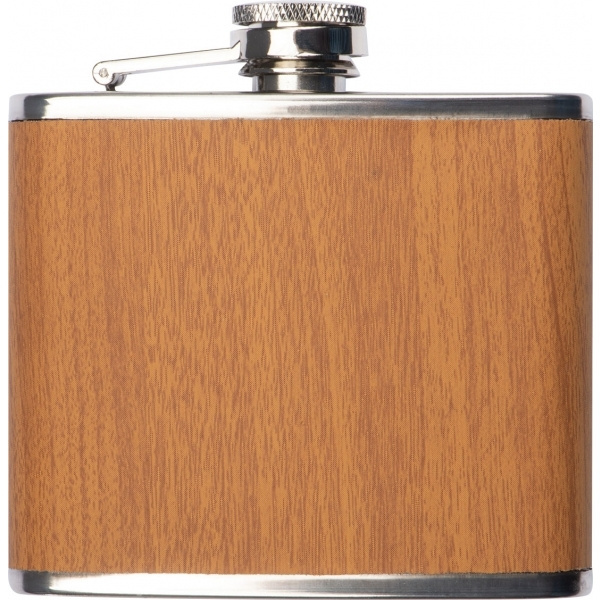 Logo trade corporate gifts image of: Hip flask HOOGSTRATEN 170 ml