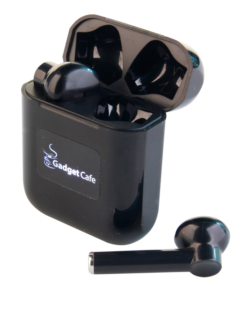 Logotrade promotional product picture of: Wireless earbuds with light up logo