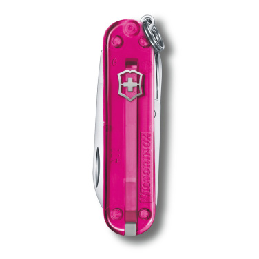 Logo trade advertising products picture of: Pocket knife Classic SD transparent Victorinox