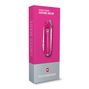 Logo trade promotional gifts image of: Pocket knife Classic SD transparent Victorinox