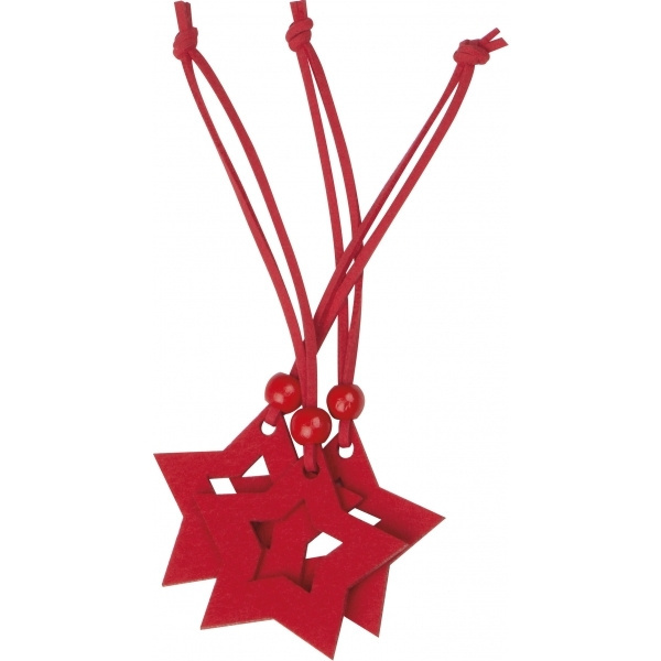 Logotrade promotional gifts photo of: Star pendant set ESSEN