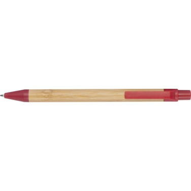 Logotrade advertising products photo of: Wheatstraw and bamboo ballpen HALLE