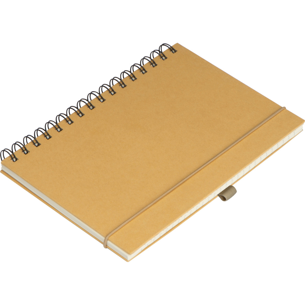 Logo trade promotional giveaway photo of: Cardboard notebook SILKEBORG