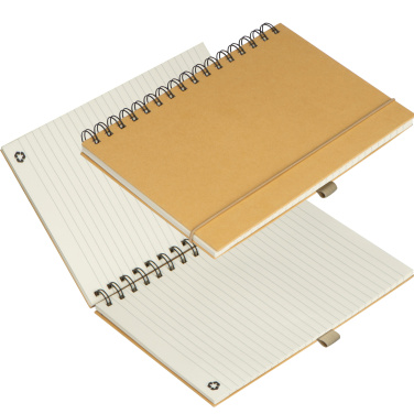 Logo trade promotional gifts image of: Cardboard notebook SILKEBORG