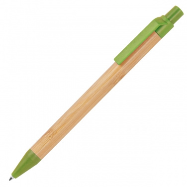 Logotrade advertising products photo of: Wheatstraw and bamboo ballpen HALLE