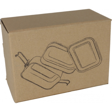 Logo trade promotional item photo of: 2-level lunch box PORTO ALEGRE