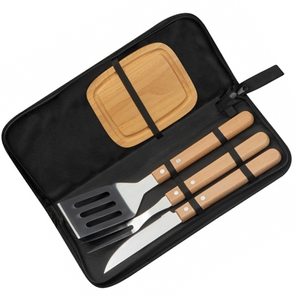 Logotrade promotional item picture of: Barbecue set BELFAST