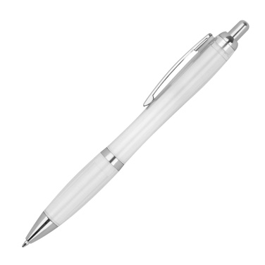 Logo trade advertising product photo of: Transparent ballpen ALKEN