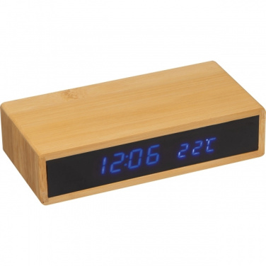 Logo trade promotional gifts image of: Desk clock TRONDHEIM