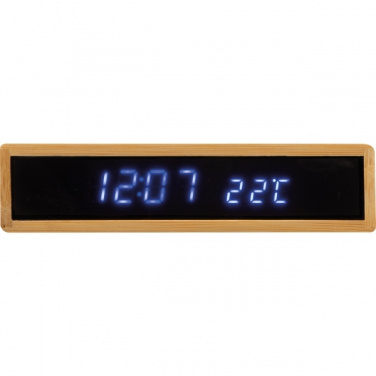 Logo trade promotional gifts picture of: Desk clock TRONDHEIM