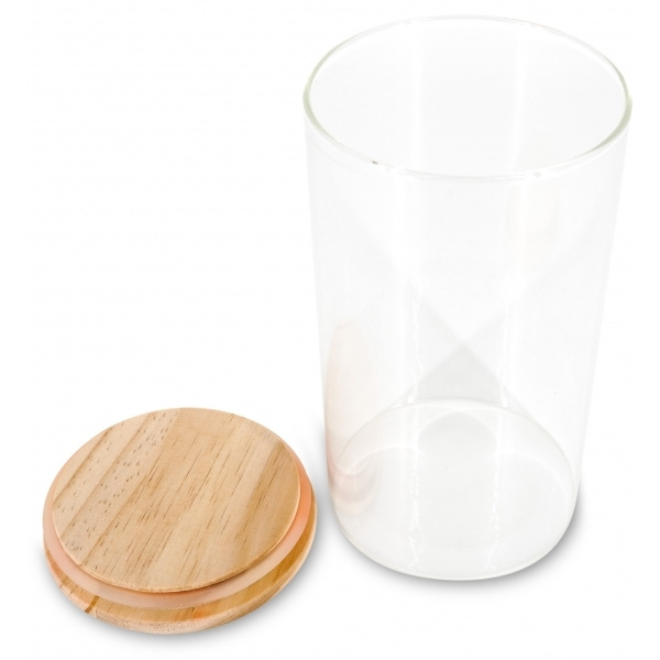 Logo trade promotional gift photo of: Borosilicate container ONTARIO 1000 ml