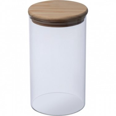 Logo trade advertising product photo of: Borosilicate container ONTARIO 1000 ml