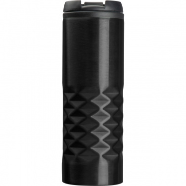 Logo trade promotional giveaways picture of: Thermal stainless steel mug SANTANDER 500 ml